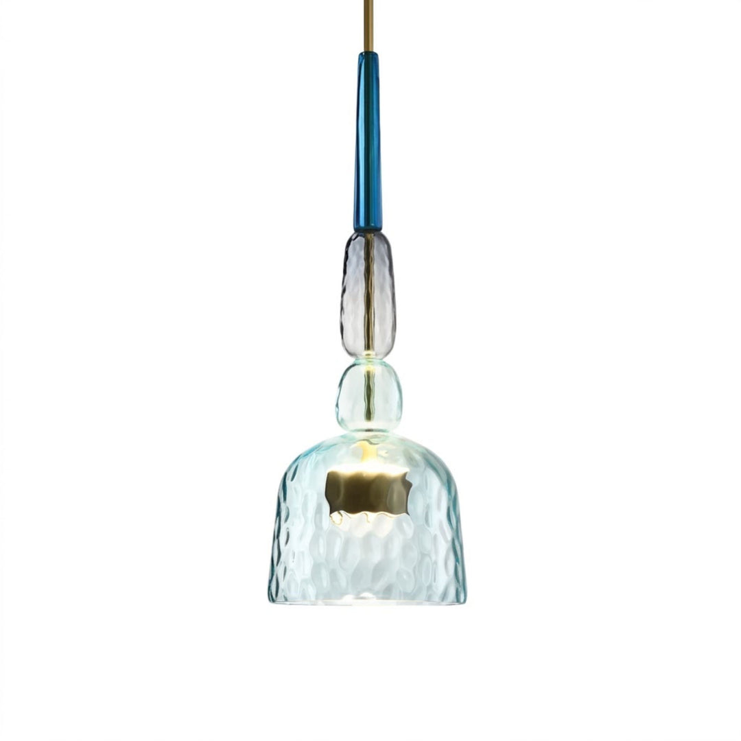 Moderne Hanglamp Sofia Met Gekleurd Glas