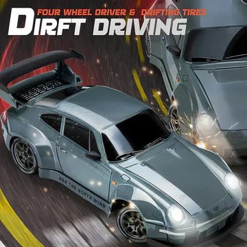4WD RC-auto Retro Drift Master met LED-verlichting 2