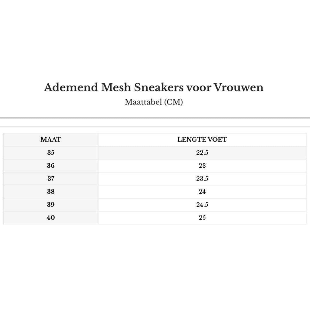 Ademend Mesh Sneakers voor Vrouwen