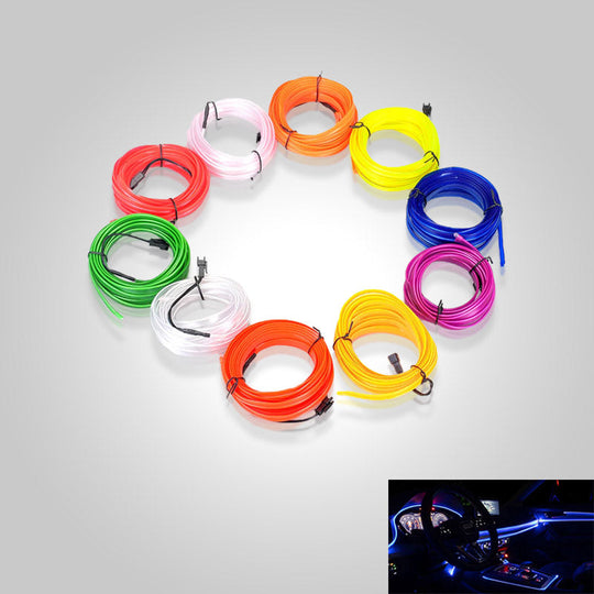 Auto Neon Verlichtingsset USB Aansluiting 3