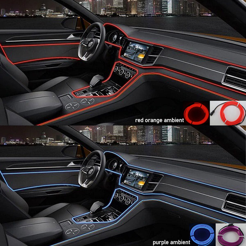 Auto Neon Verlichtingsset USB Aansluiting 8