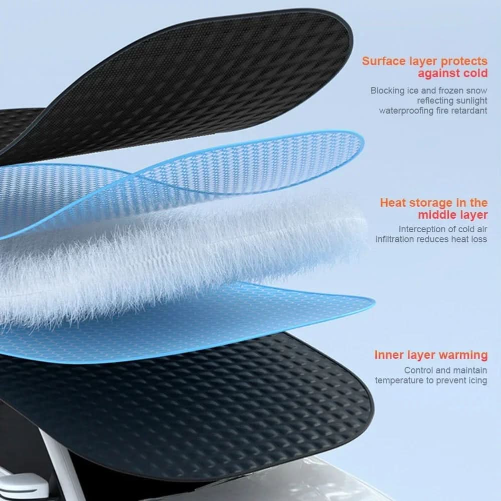 Autohoes voor alle seizoenen met magnetische bevestiging 3