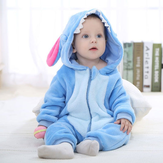 Baby Overall Dierenontwerp Met Ritssluiting 4
