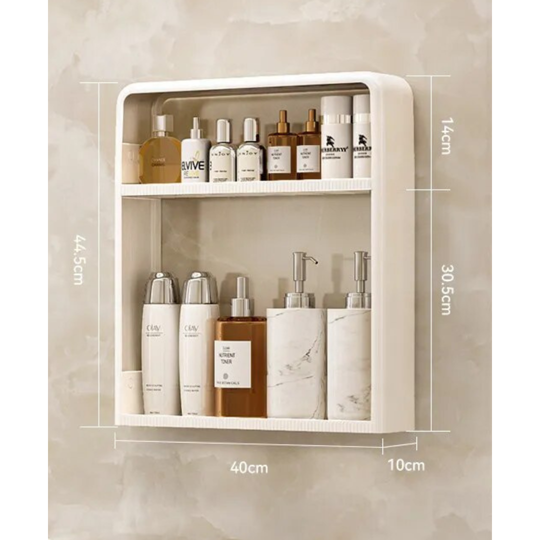 Badkamer Plank Wandgemonteerd Organizer Drielaags Modern Minimalistisch