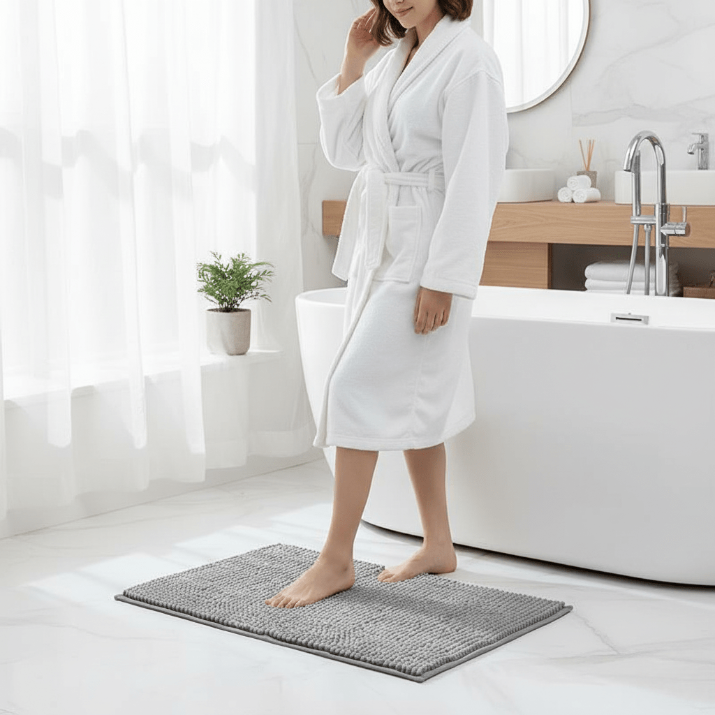 Badmat Chenille Antislip Modern 1