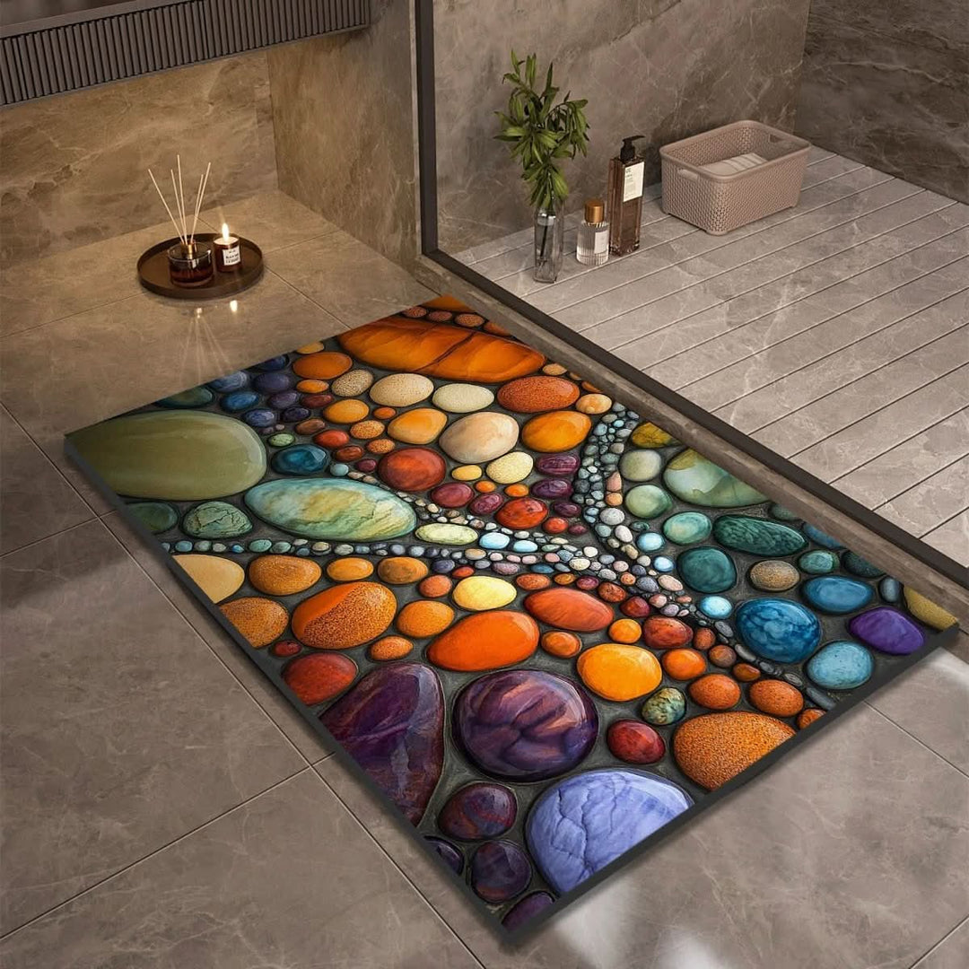 Badmat voor Badkamer en Keuken met Antislip Design 10
