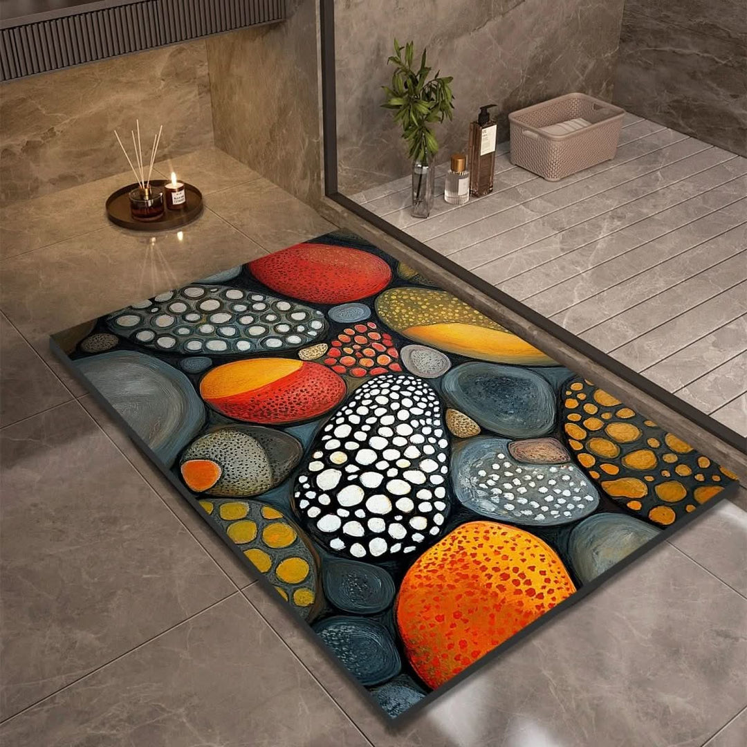 Badmat voor Badkamer en Keuken met Antislip Design 14