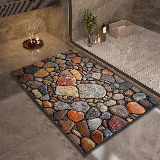 Badmat voor Badkamer en Keuken met Antislip Design 20