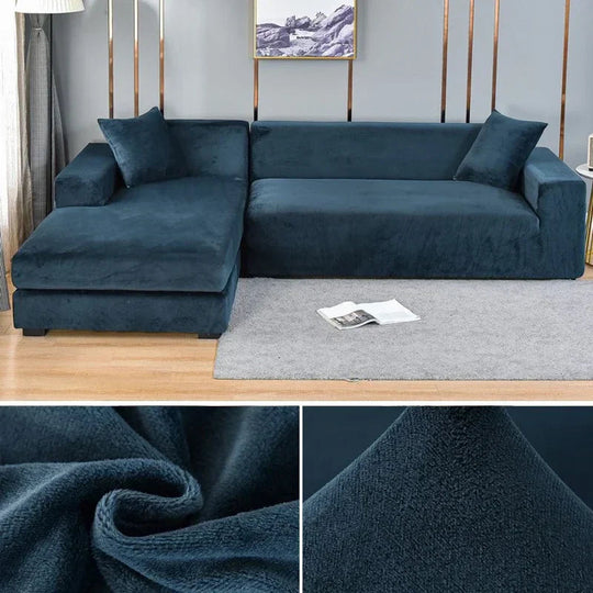 Bankhoezen Luxe Stretch Velours Voor Woonkamer Décor 6