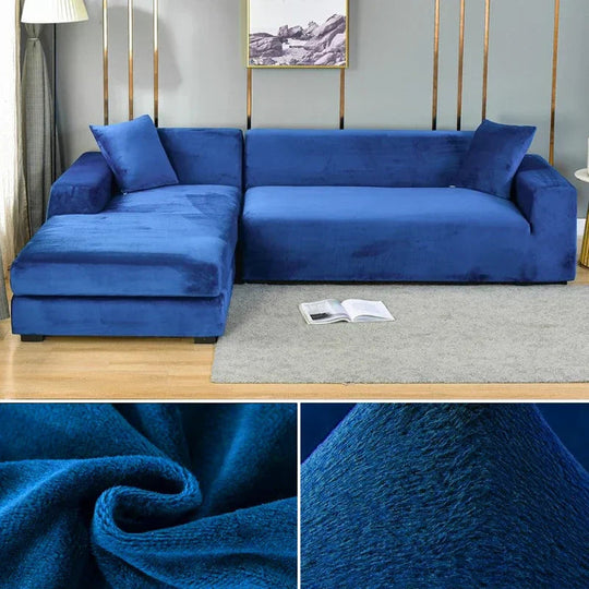 Bankhoezen Luxe Stretch Velours Voor Woonkamer Décor 9