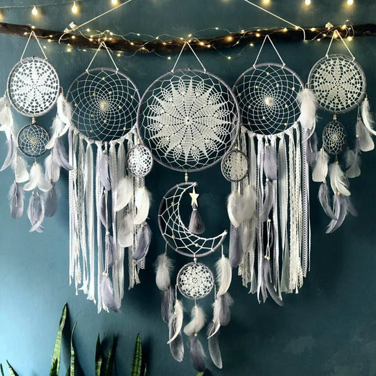 Boheemse Dromenvanger Set voor Wanddecoratie 5