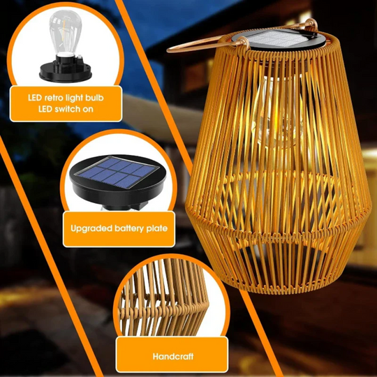 Buiten Tuinlamp Solar Handgemaakt 2