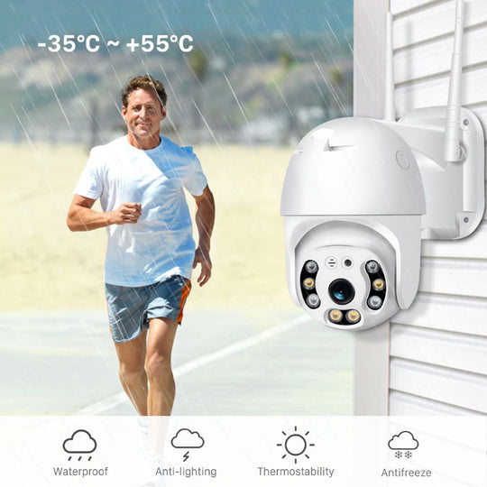 Buitenbewakingscamera 360° Met WiFi En Beweging Detectie 3