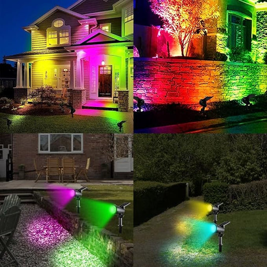 Buitenlamp LED Spotlampen Solar Tuinverlichting Weerbestendig 5