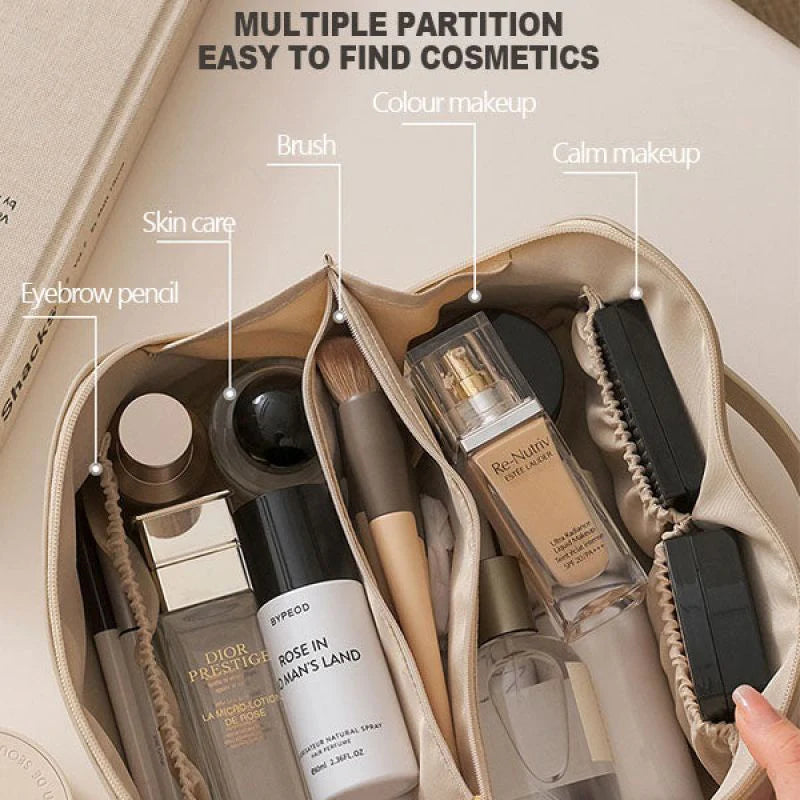 Dames Beautycase Compact en Stijlvol Met Meerdere Compartimenten 2