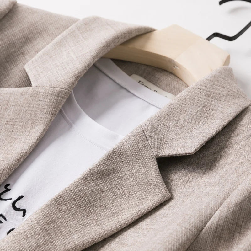 Dames Blazer Casual Met Lange Mouwen 6