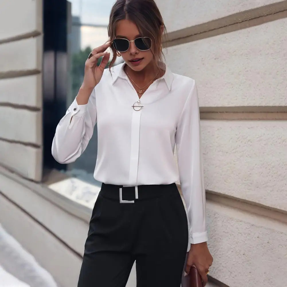 Dames Blouse Chiffon Stijlvol 1