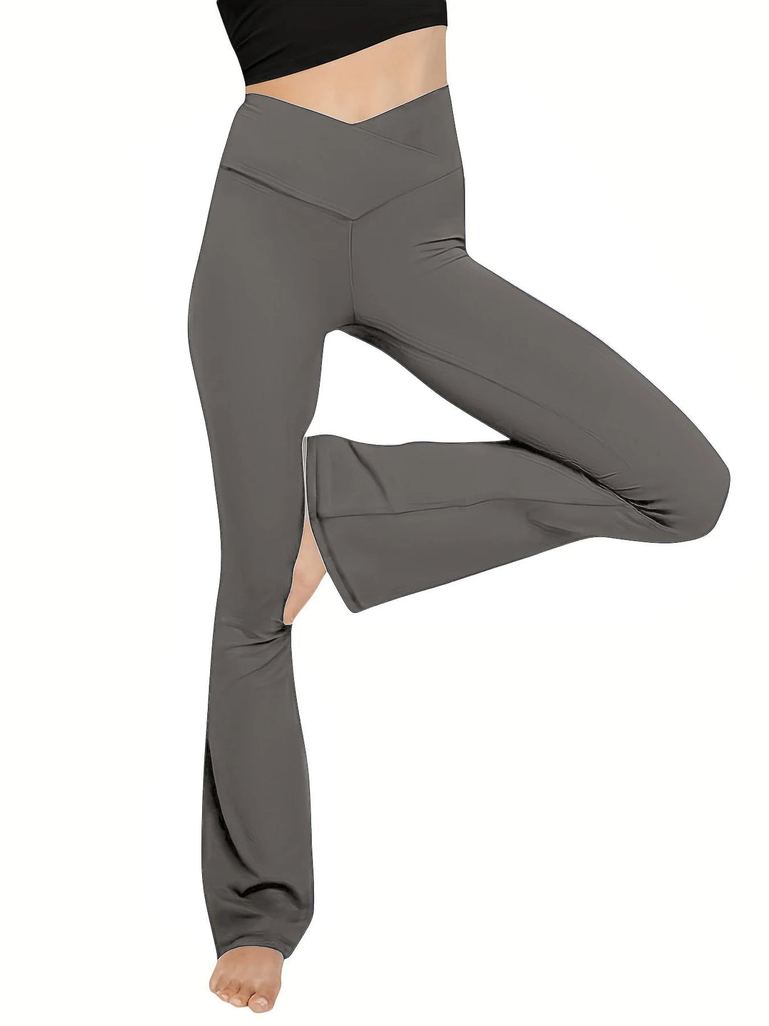 Dames Bootcut Legging Hoge Taille 4