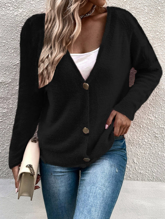Dames Cardigan V-Hals Knopenfront 5