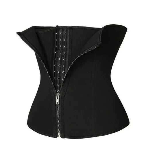 Dames Corset met Ritssluiting en Verstelbare Gespen 0