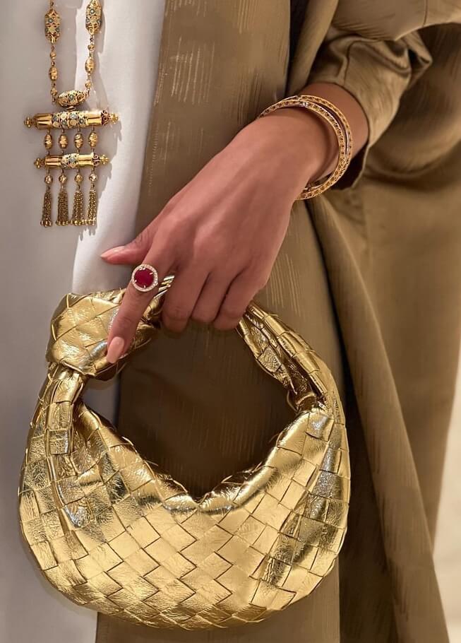Dames Handtas Mini Geweven Stijlvol 1