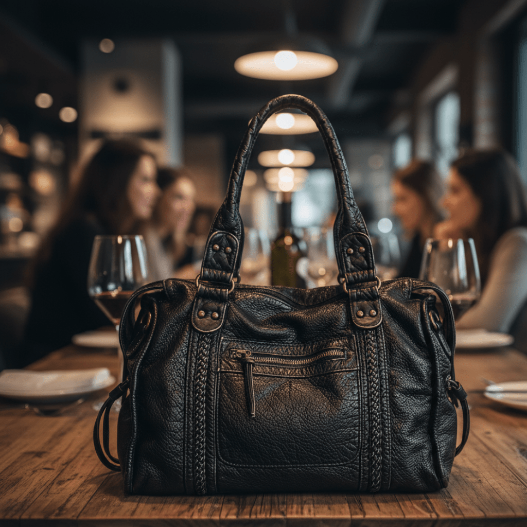 Dames Handtas Trendy Met Verstelbare Schouderband en Meerdere Compartimenten 0