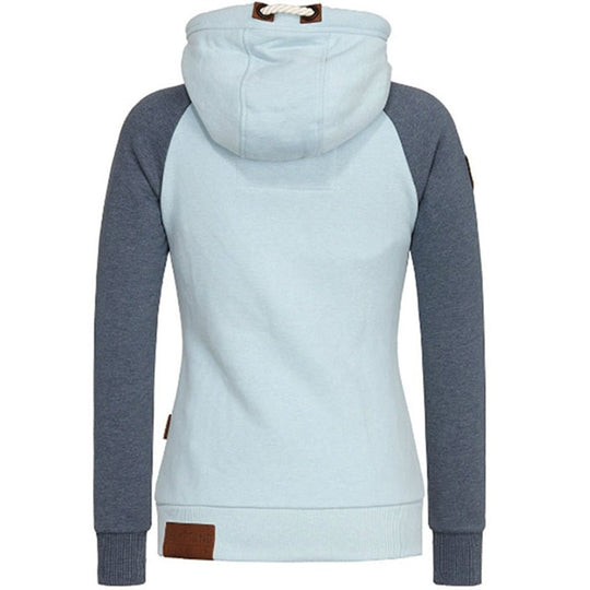 Dames Hoodie met Ritssluiting en Capuchon 3