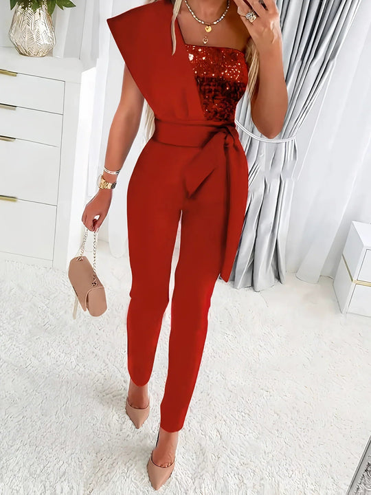 Dames Jumpsuit Met Glitterafwerking 3