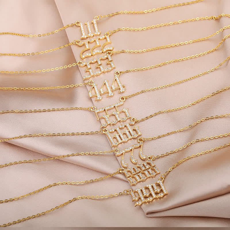 Dames Ketting met Engelnummer Design 1