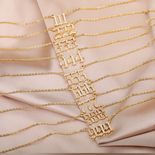 Dames Ketting met Engelnummer Design 1