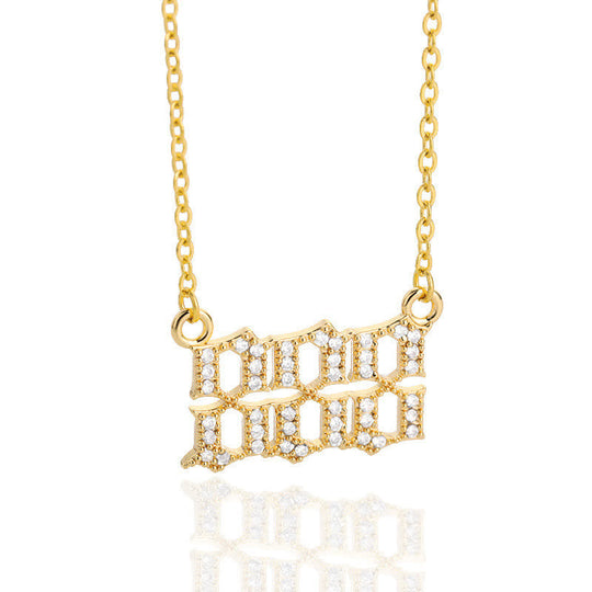 Dames Ketting met Engelnummer Design 11