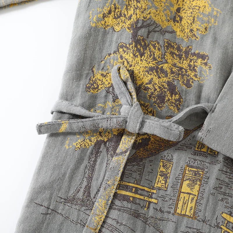 Dames Kimono Pyjamaset Artistiek 5