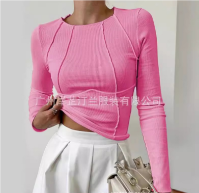 Dames Langarm Top Klassiek Stijl Modern 6