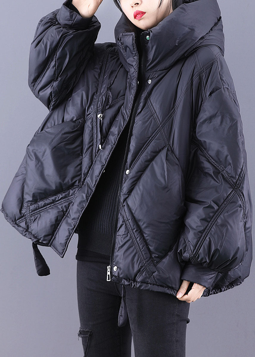 Dames Lange Winterjas met Capuchon en Ritssluiting 3
