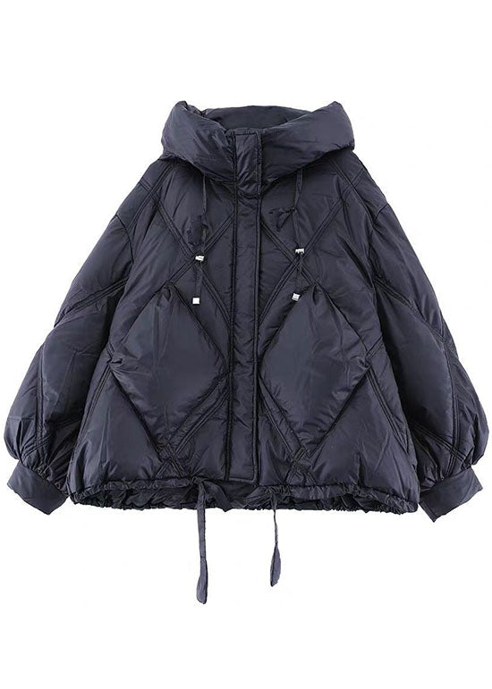 Dames Lange Winterjas met Capuchon en Ritssluiting 7