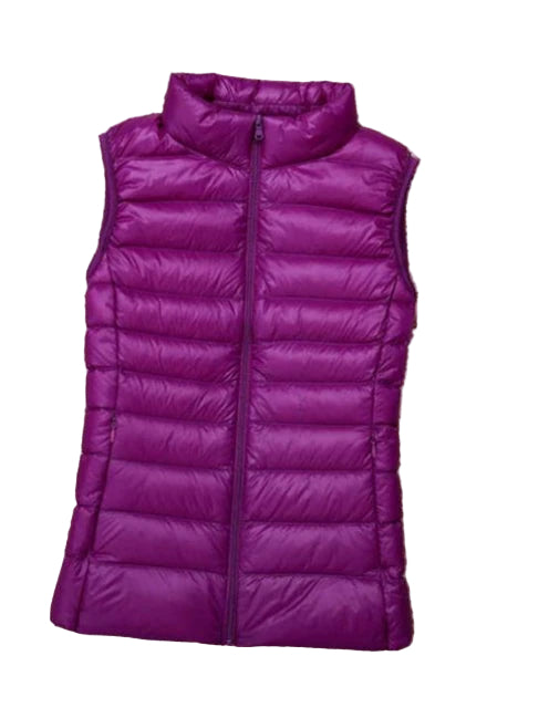 Dames Lichtgewicht Donsvest Casual Polyester 6