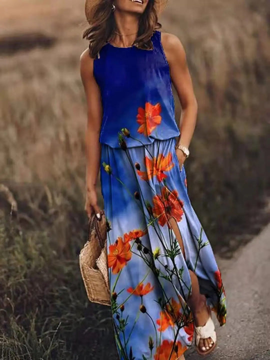 Dames Maxi-jurk Zomerstijl Unieke Snit 1