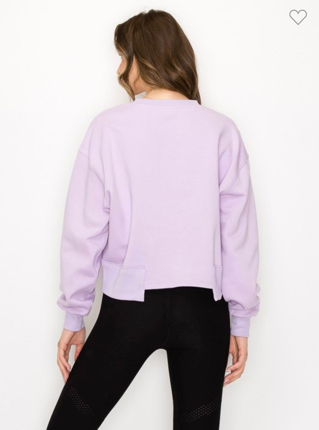 Dames Oversized Cropped Sweatshirt Casual Katoen 1