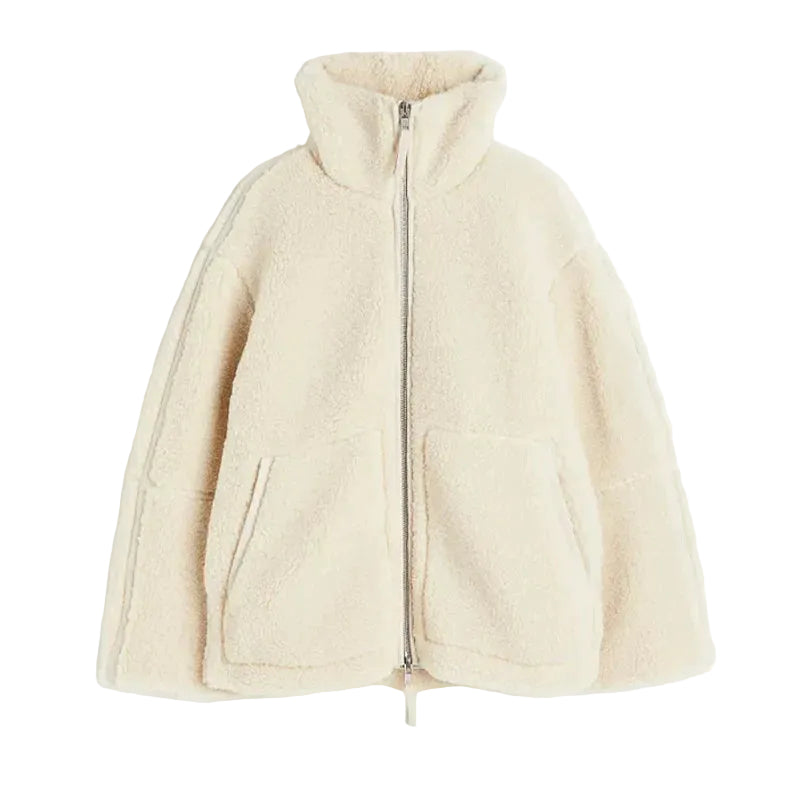 Dames Oversized Jacke met Patchwork Design 6