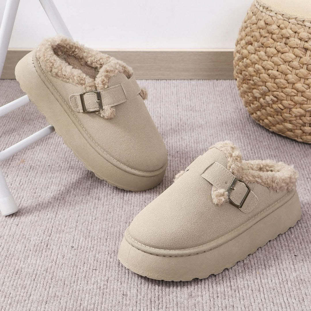 Dames Pantoffels Comfortabel Pluche met Antislipzool 1