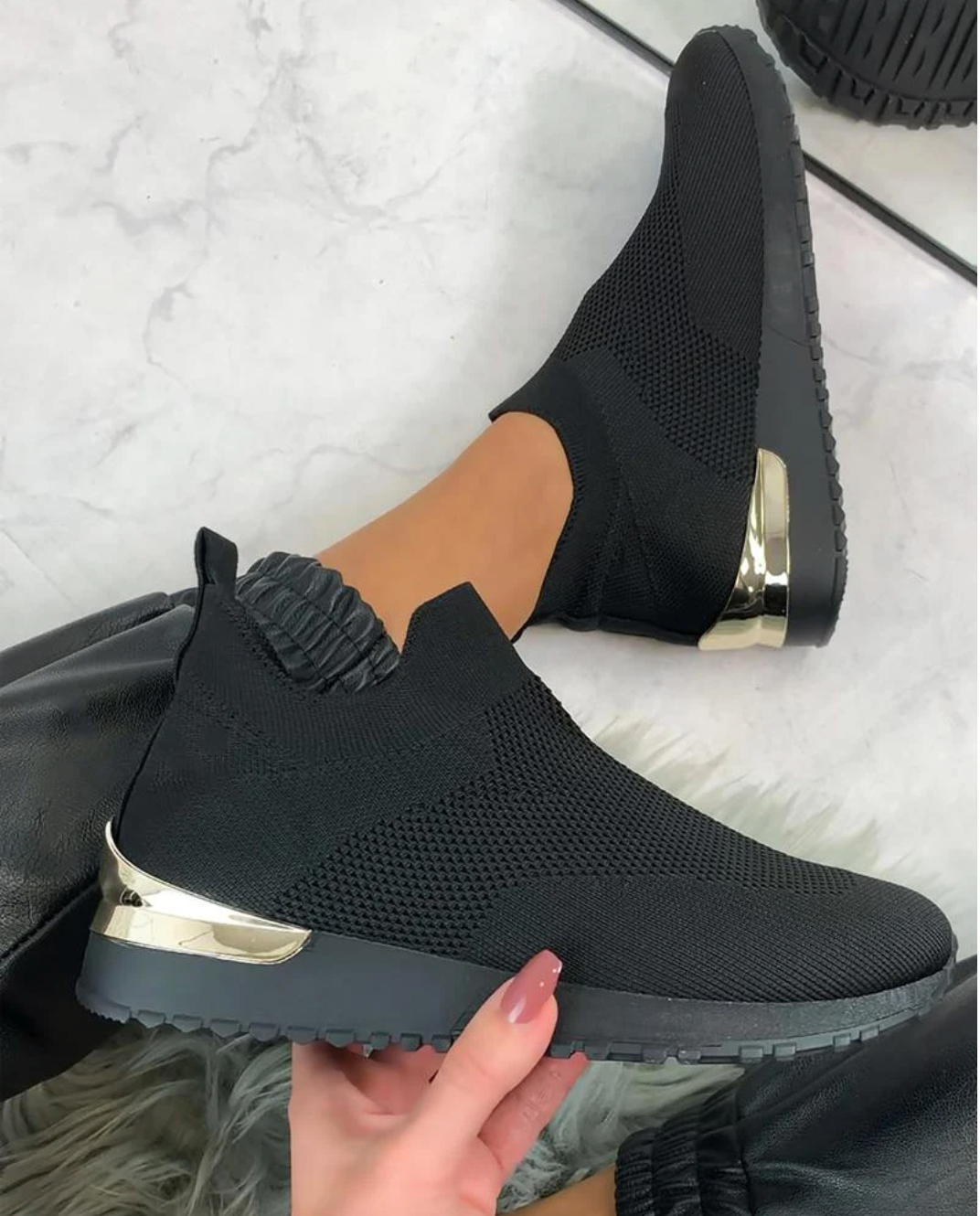 Dames Slip-On Sneakers FlexiStep Stijlvol 0