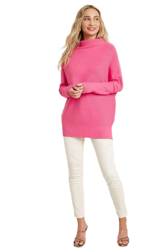 Dames Sweater Slouch Neck Dolman Mouw 0