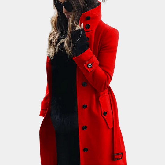 Dames Trenchcoat Oona - Stijlvolle Lange Jas 1
