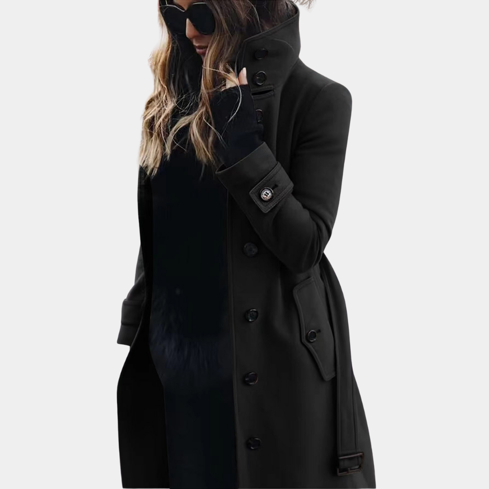 Dames Trenchcoat Oona - Stijlvolle Lange Jas 2