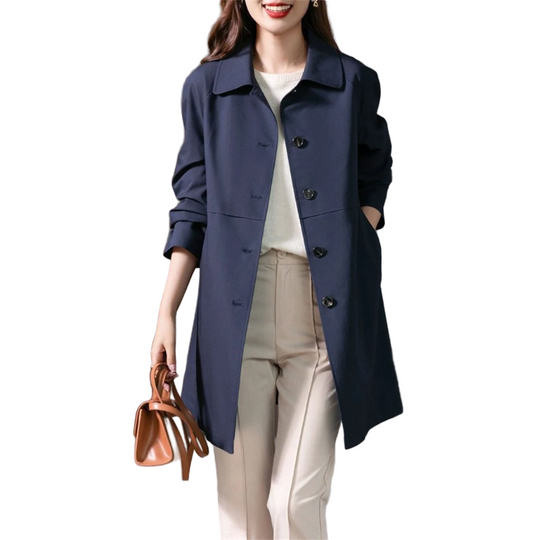 Dames Trenchcoat Waterdicht Klassiek 0