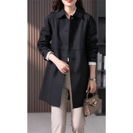 Dames Trenchcoat Waterdicht Klassiek 2
