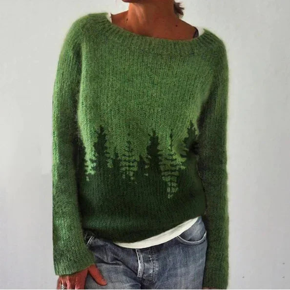 Dames Trui met Stijlvolle Herfstdetails 3