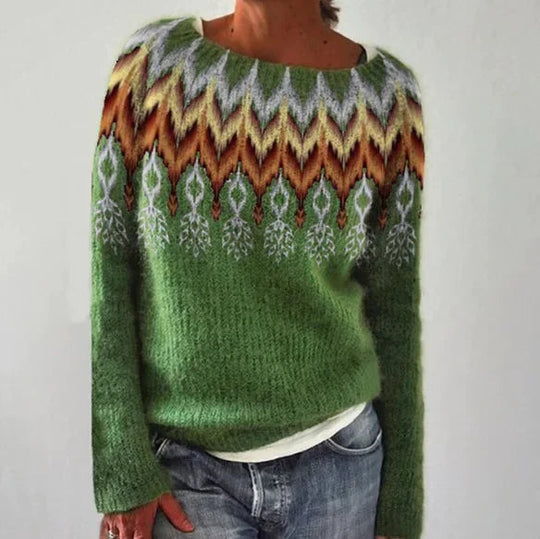 Dames Trui met Stijlvolle Herfstdetails 4