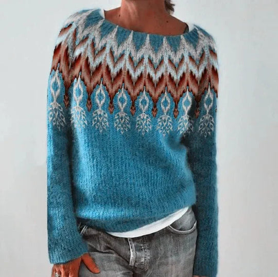 Dames Trui met Stijlvolle Herfstdetails 7
