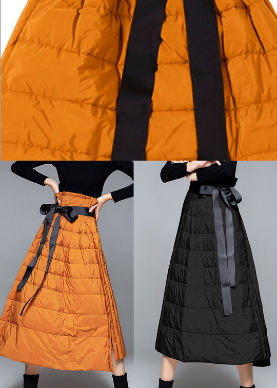 Dames Winter Rok Met Hoog Laag Ontwerp 4